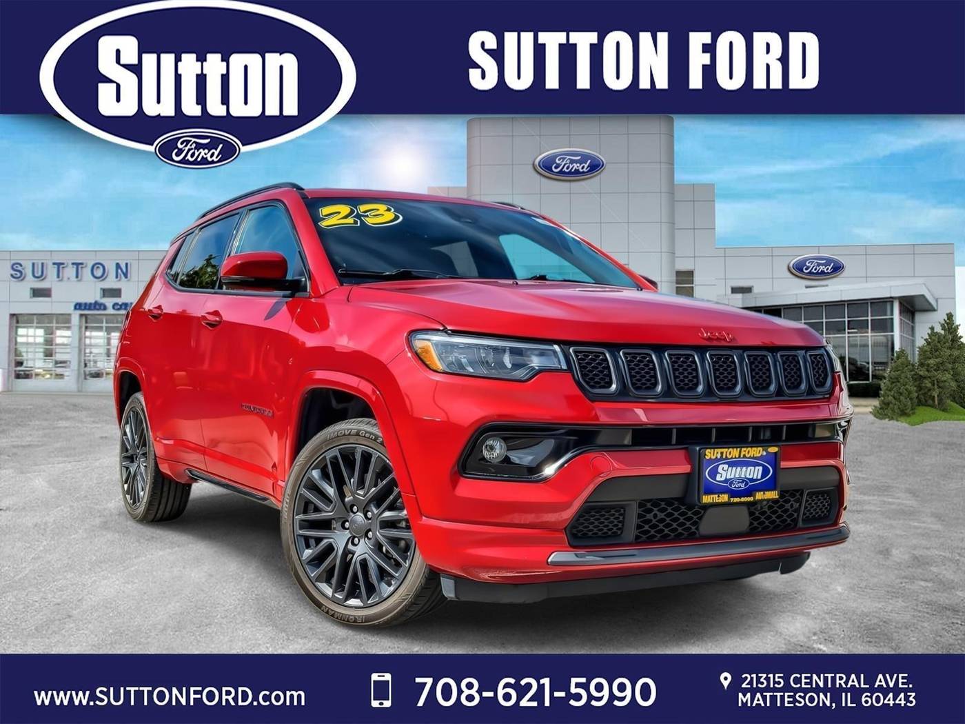 2023 Jeep Compass (RED) Edition — SUV — 54,239 mi — Matteson, IL