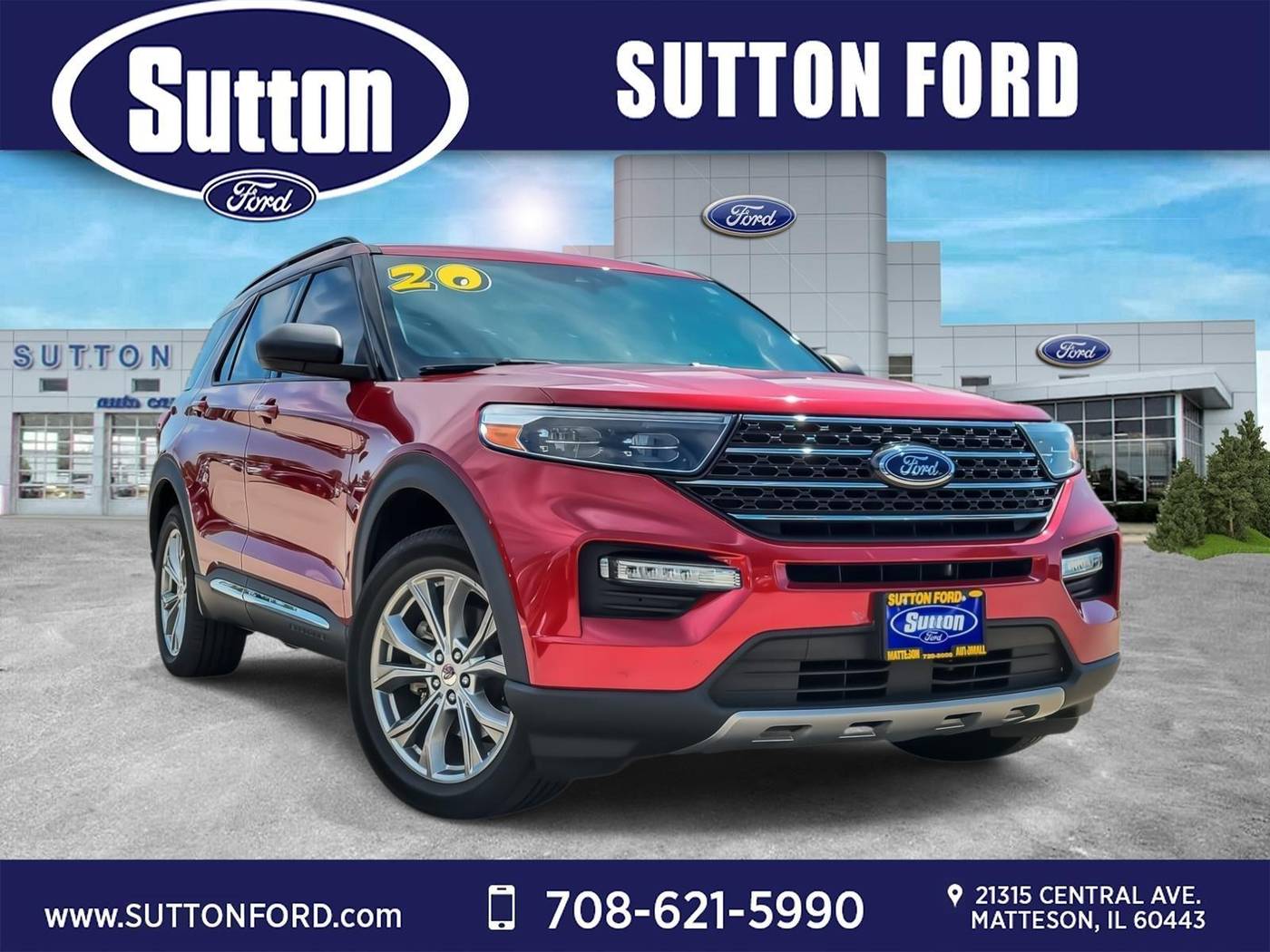 2020 Ford Explorer XLT — SUV — 98,974 mi — Matteson, IL