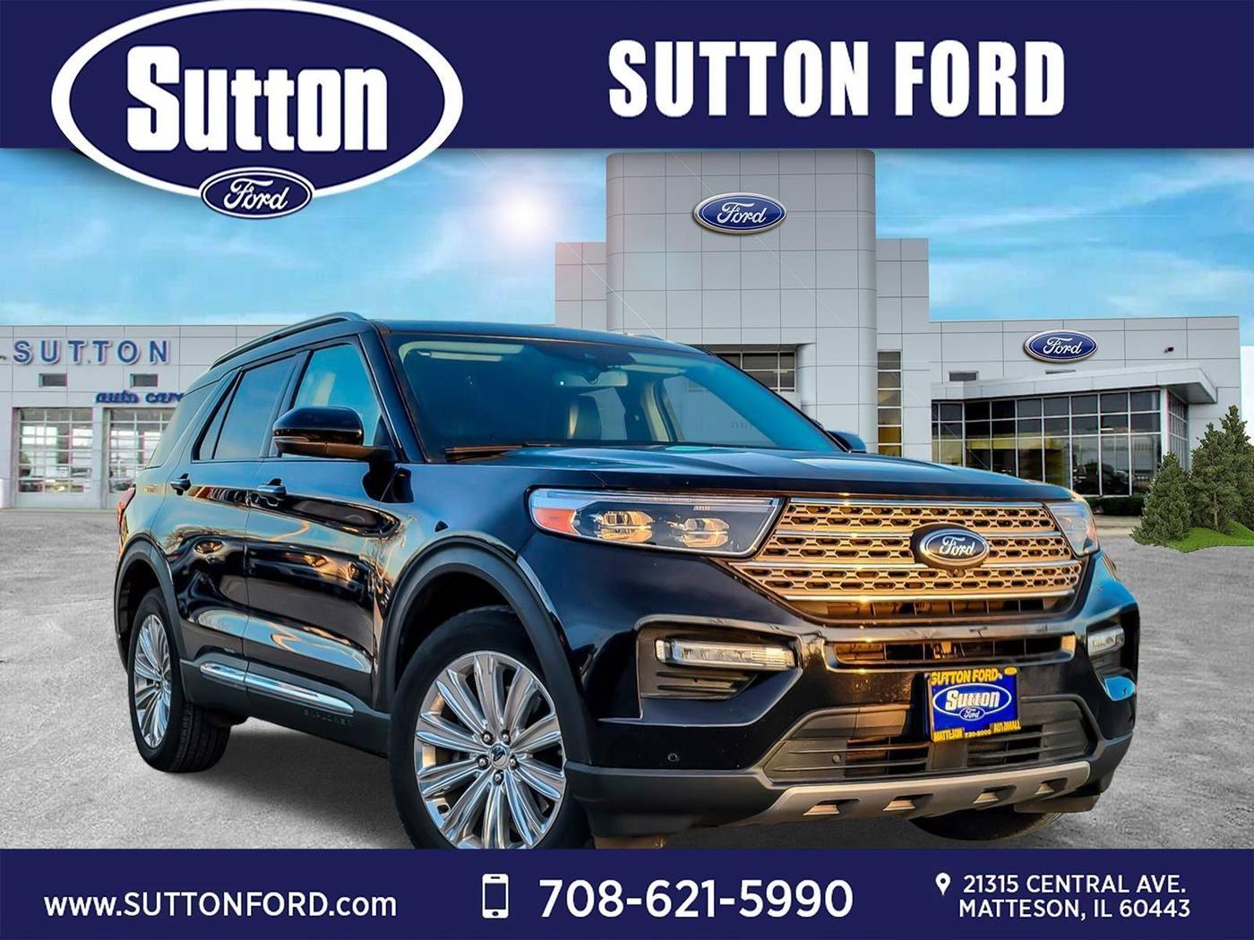 2022 Ford Explorer Limited — SUV — 100,270 mi — Matteson, IL
