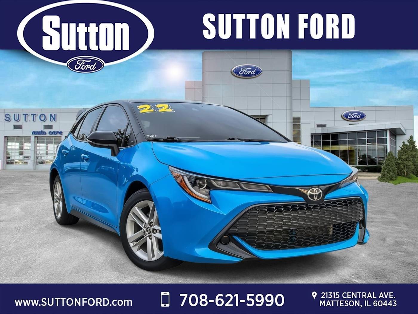 2022 Toyota Corolla Hatchback SE — Hatchback — 71,338 mi — Matteson, IL