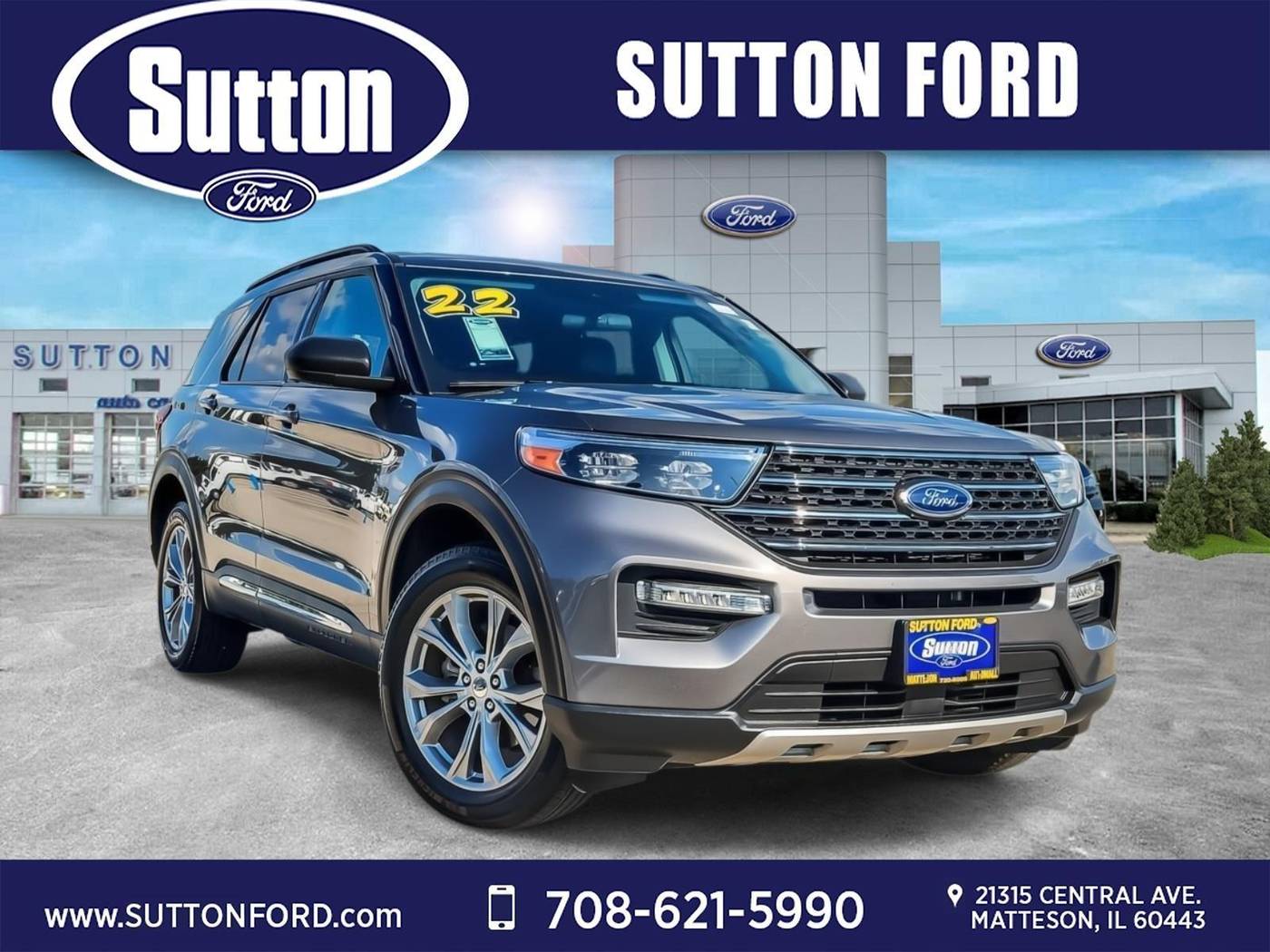 2022 Ford Explorer XLT — SUV — 44,716 mi — Matteson, IL