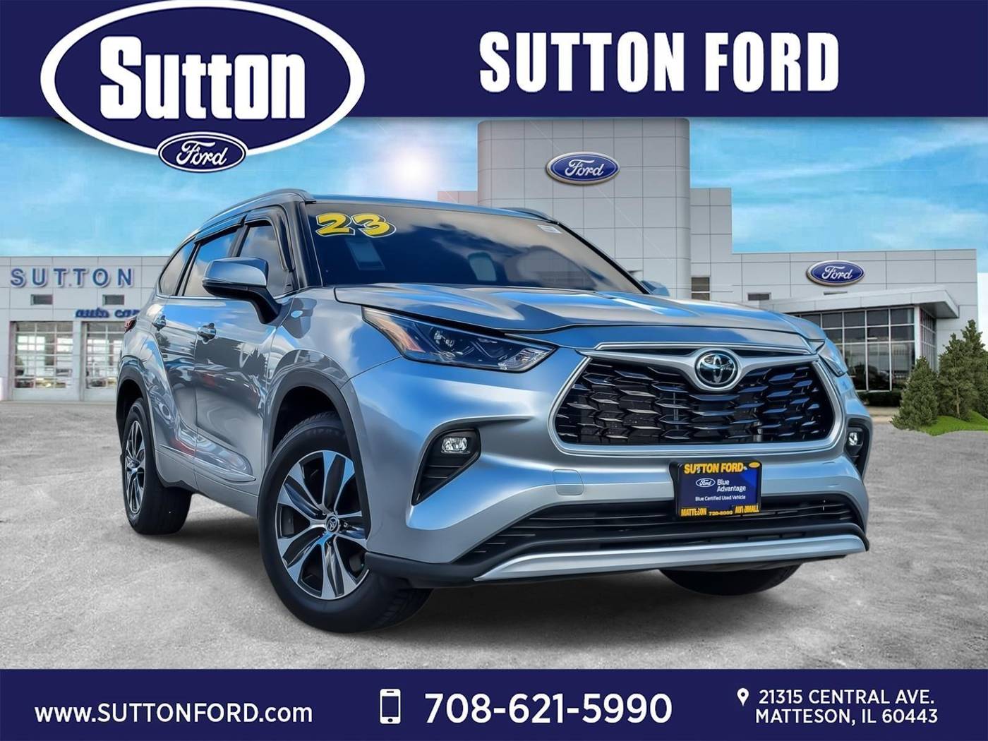 2023 Toyota Highlander XLE — SUV — 73,150 mi — Matteson, IL