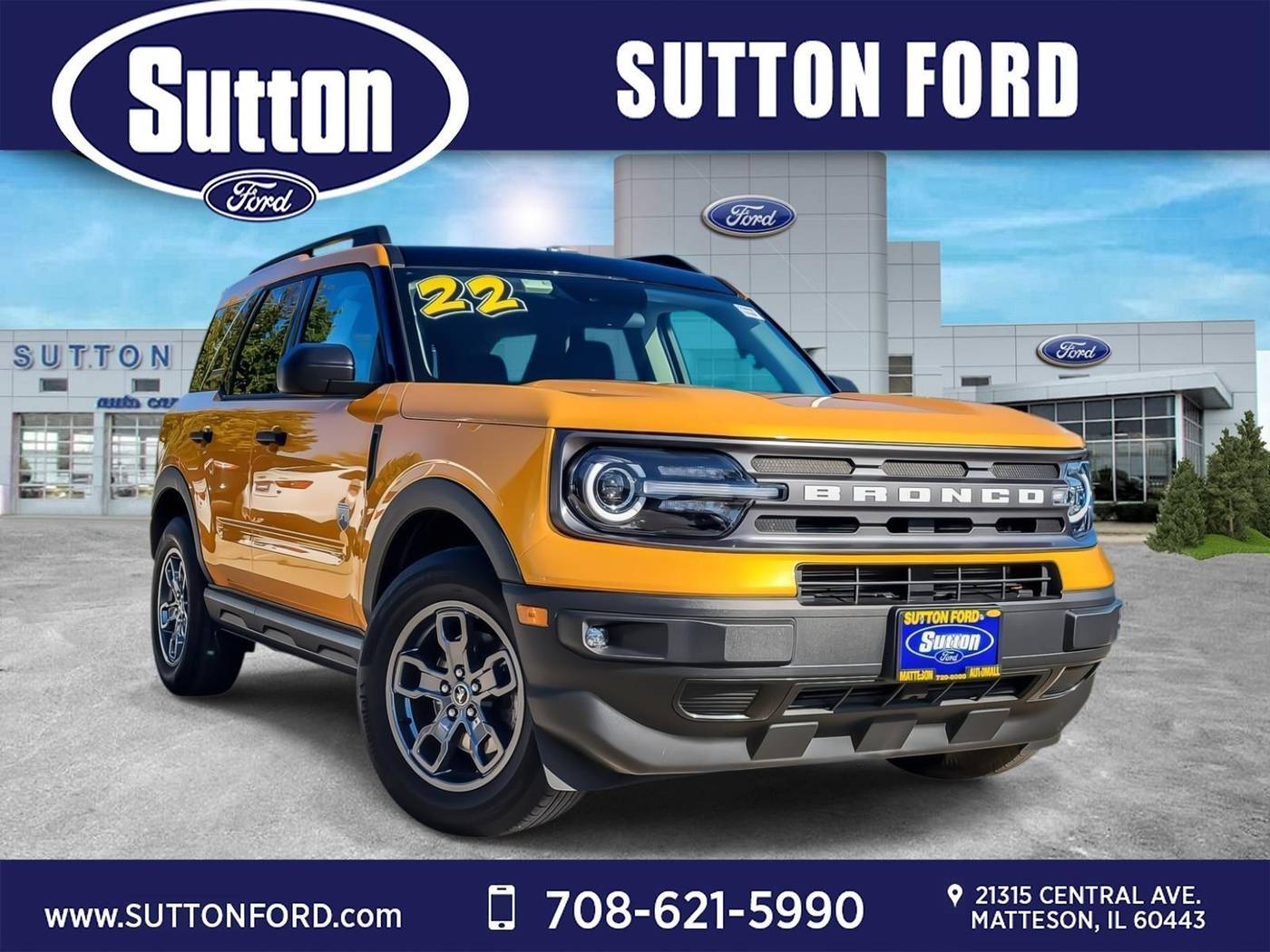 2022 Ford Bronco Sport Big Bend — SUV — 22,861 mi — Matteson, IL