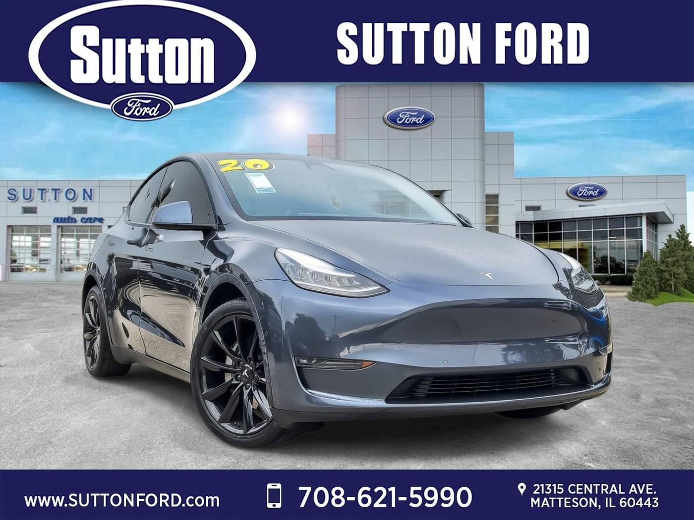 2020 Tesla Model Y Long Range — SUV — 80,595 mi — Matteson, IL