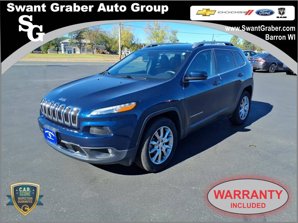 2018 Jeep Cherokee Limited — SUV — 27,455 mi — Barron, WI