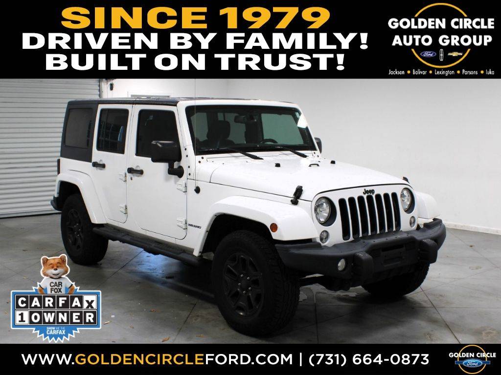 2016 Jeep Wrangler Backcountry — SUV — 86,616 mi — Parsons, TN