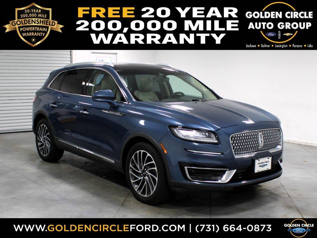 2019 Lincoln Nautilus Reserve — SUV — 72,593 mi — Parsons, TN