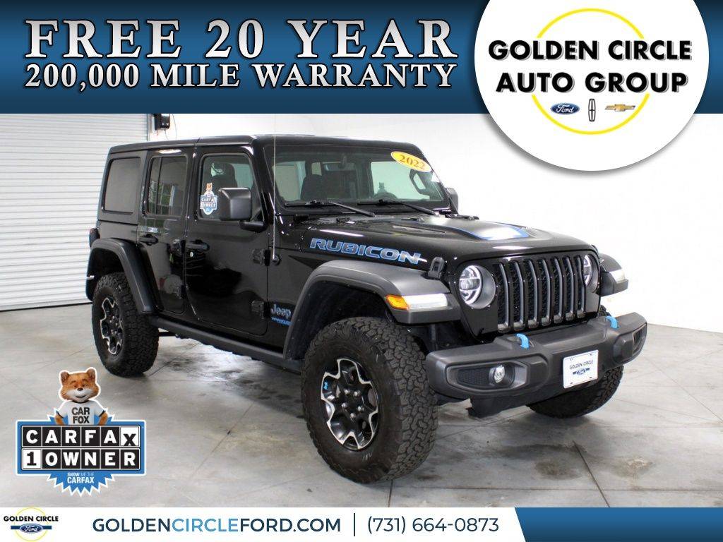 2022 Jeep Wrangler Rubicon 4xe — SUV — 72,862 mi — Parsons, TN