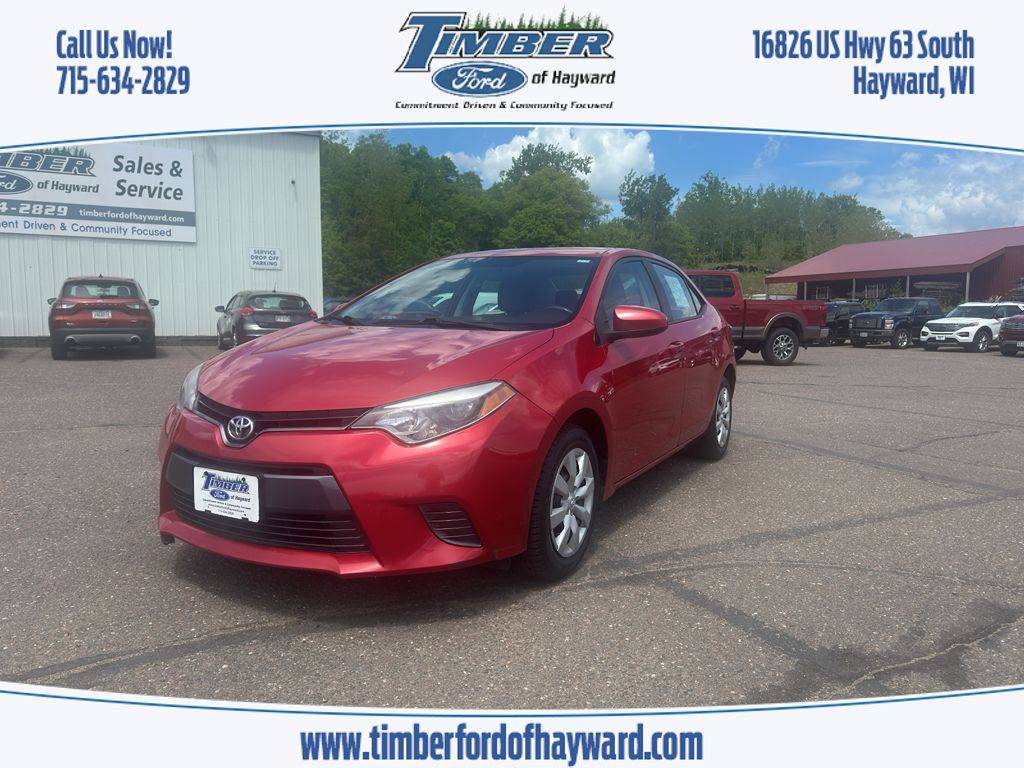 2016 Toyota Corolla LE — Sedan — 104,350 mi — Hayward, WI