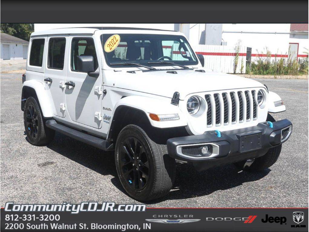 2022 Jeep Wrangler Sahara 4xe — SUV — 35,245 mi — Bloomington, IN