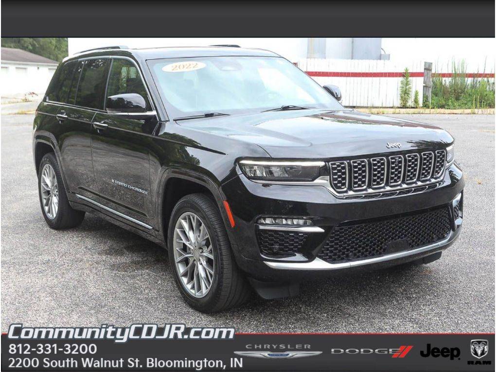 2022 Jeep Grand Cherokee Summit 4xe — SUV — 34,329 mi — Bloomington, IN