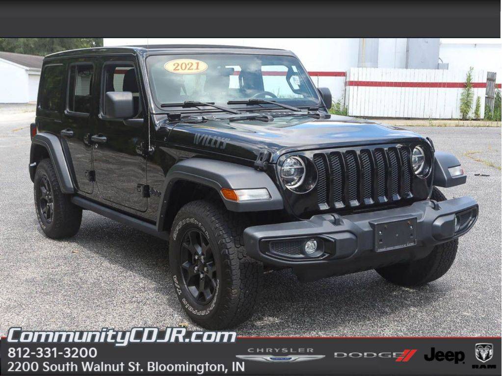 2021 Jeep Wrangler Willys — SUV — 64,077 mi — Bloomington, IN