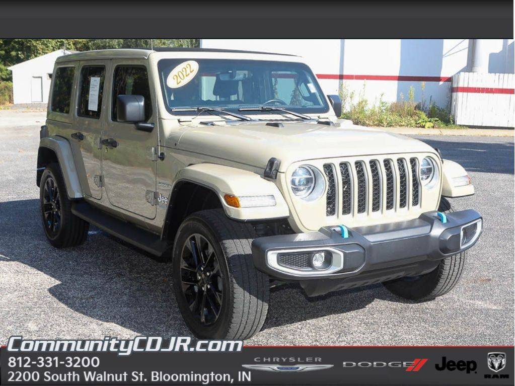 2022 Jeep Wrangler Sahara 4xe — SUV — 45,249 mi — Bloomington, IN