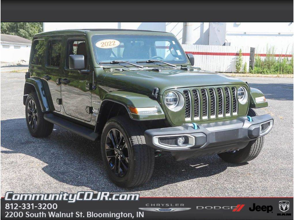2022 Jeep Wrangler Sahara 4xe — SUV — 24,579 mi — Bloomington, IN