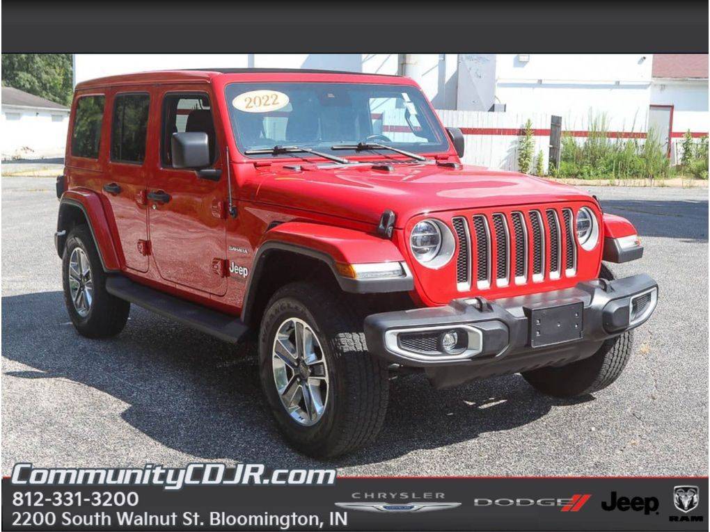 2022 Jeep Wrangler Sahara — SUV — 19,332 mi — Bloomington, IN