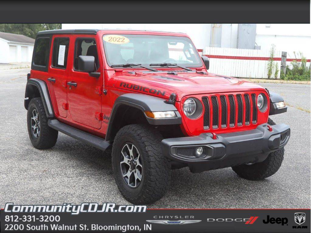 2022 Jeep Wrangler Rubicon — SUV — 54,743 mi — Bloomington, IN