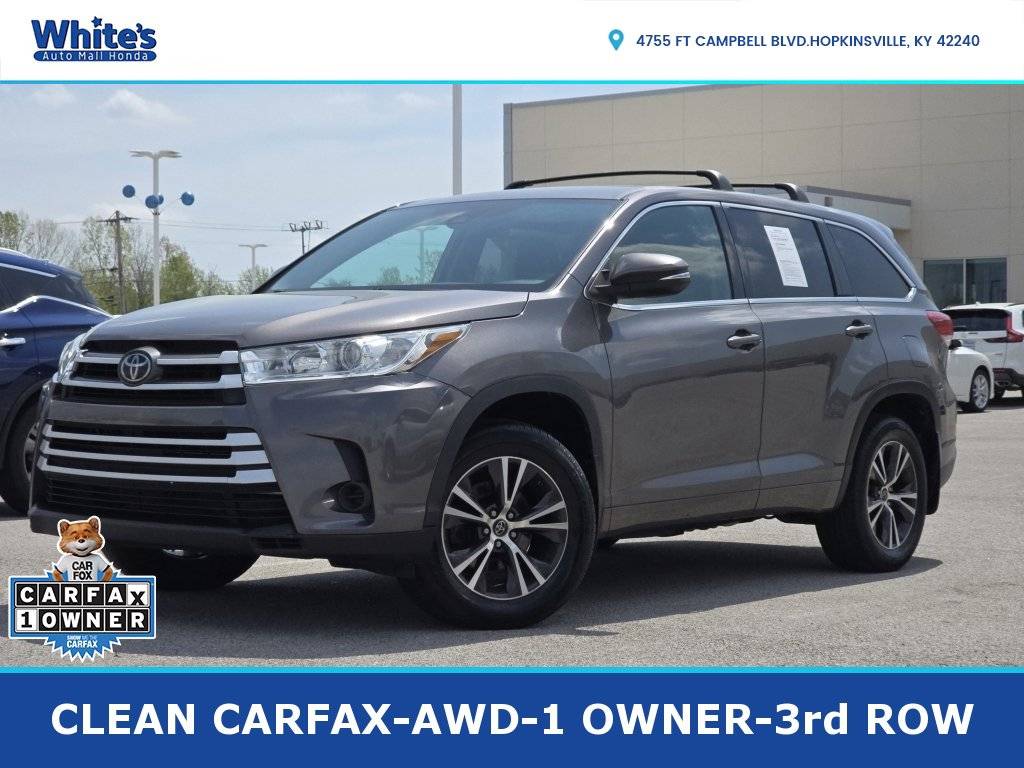 2018 Toyota Highlander LE V6 — SUV — 85,284 mi — Hopkinsville, KY