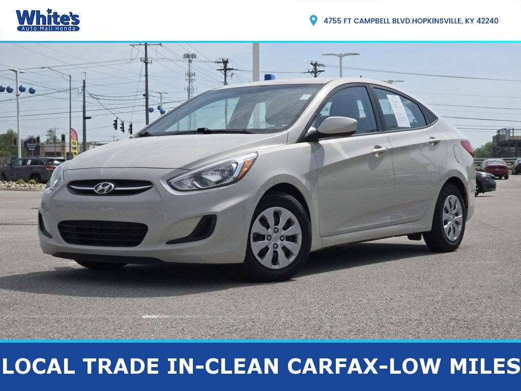 2016 Hyundai Accent SE — Sedan — 60,532 mi — Hopkinsville, KY