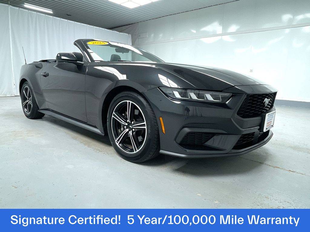 2024 Ford Mustang EcoBoost — Convertible — 9,921 mi — East Swanzey, NH
