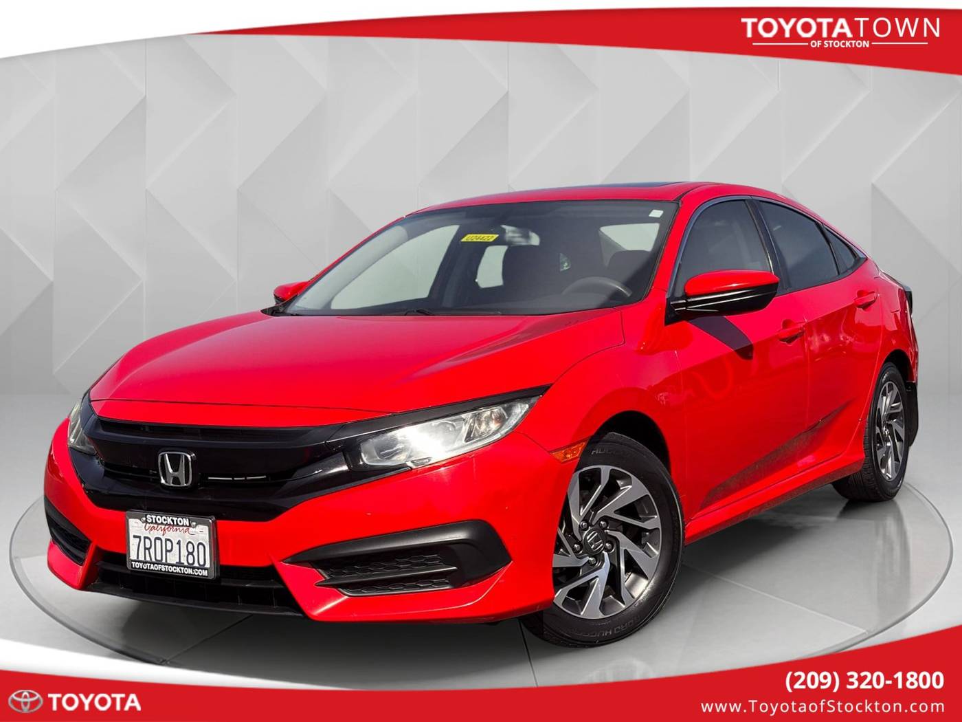2016 Honda Civic EX — Sedan — 122,937 mi — Stockton, CA