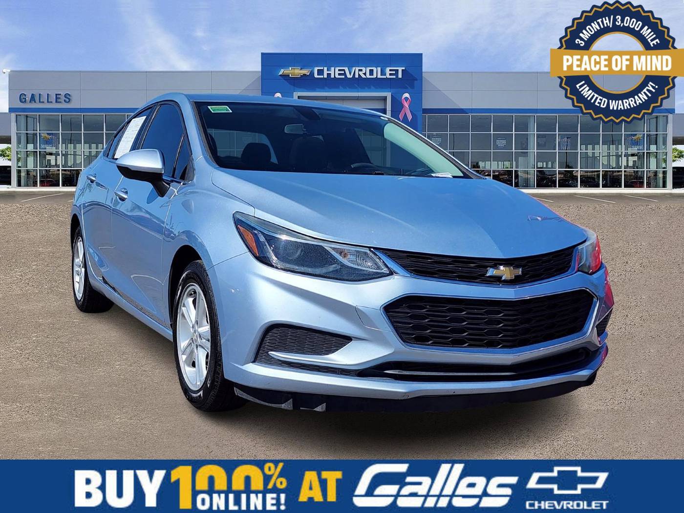 2017 Chevrolet Cruze LT — Sedan — 99,953 mi — Albuquerque, NM
