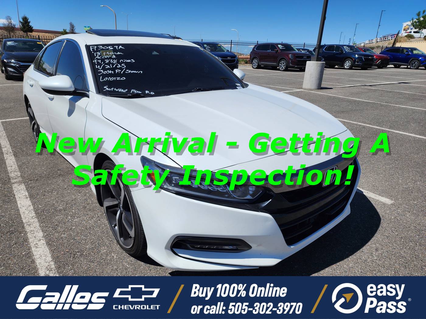 2018 Honda Accord Sport — Sedan — 94,868 mi — Albuquerque, NM