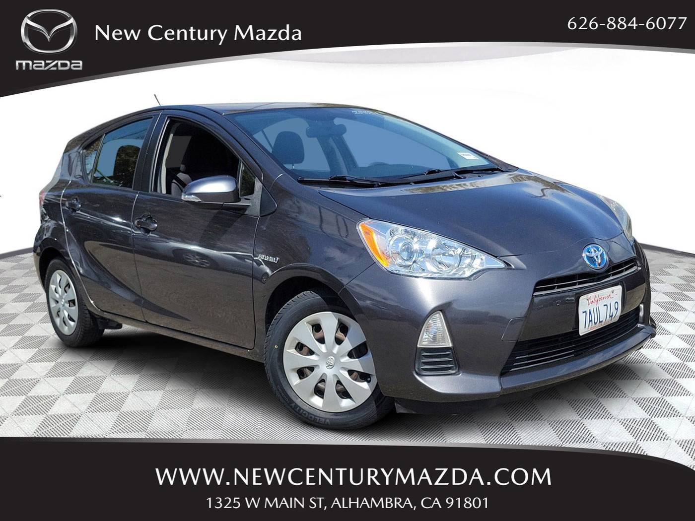 2013 Toyota Prius c One — Hatchback — 74,855 mi — Alhambra, CA