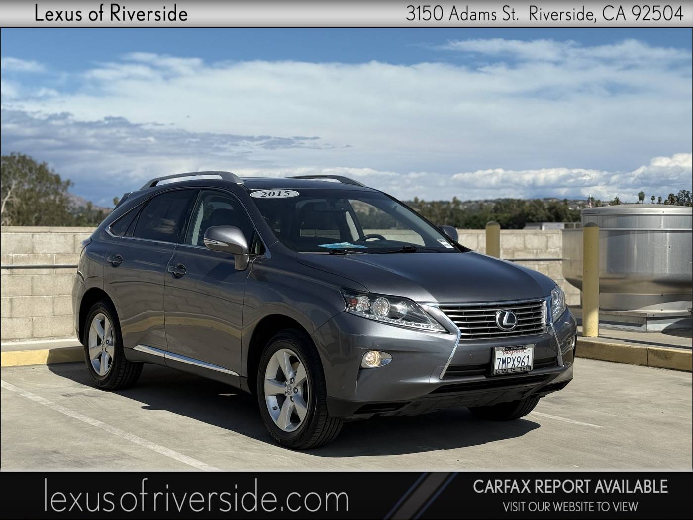2015 Lexus RX RX 350 — SUV — 104,722 mi — Riverside, CA
