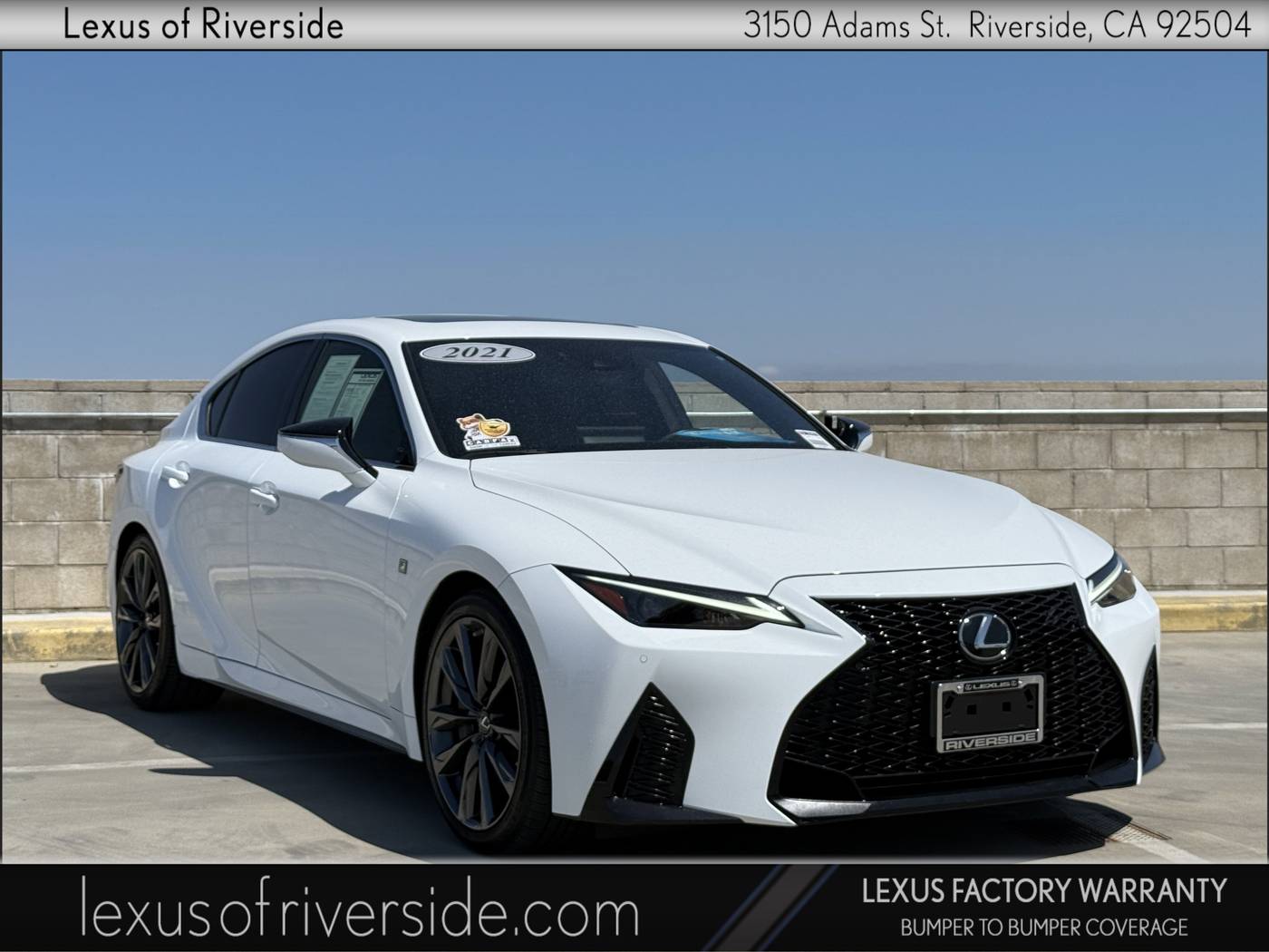 2021 Lexus IS IS 350 F SPORT — Sedan — 30,499 mi — Riverside, CA