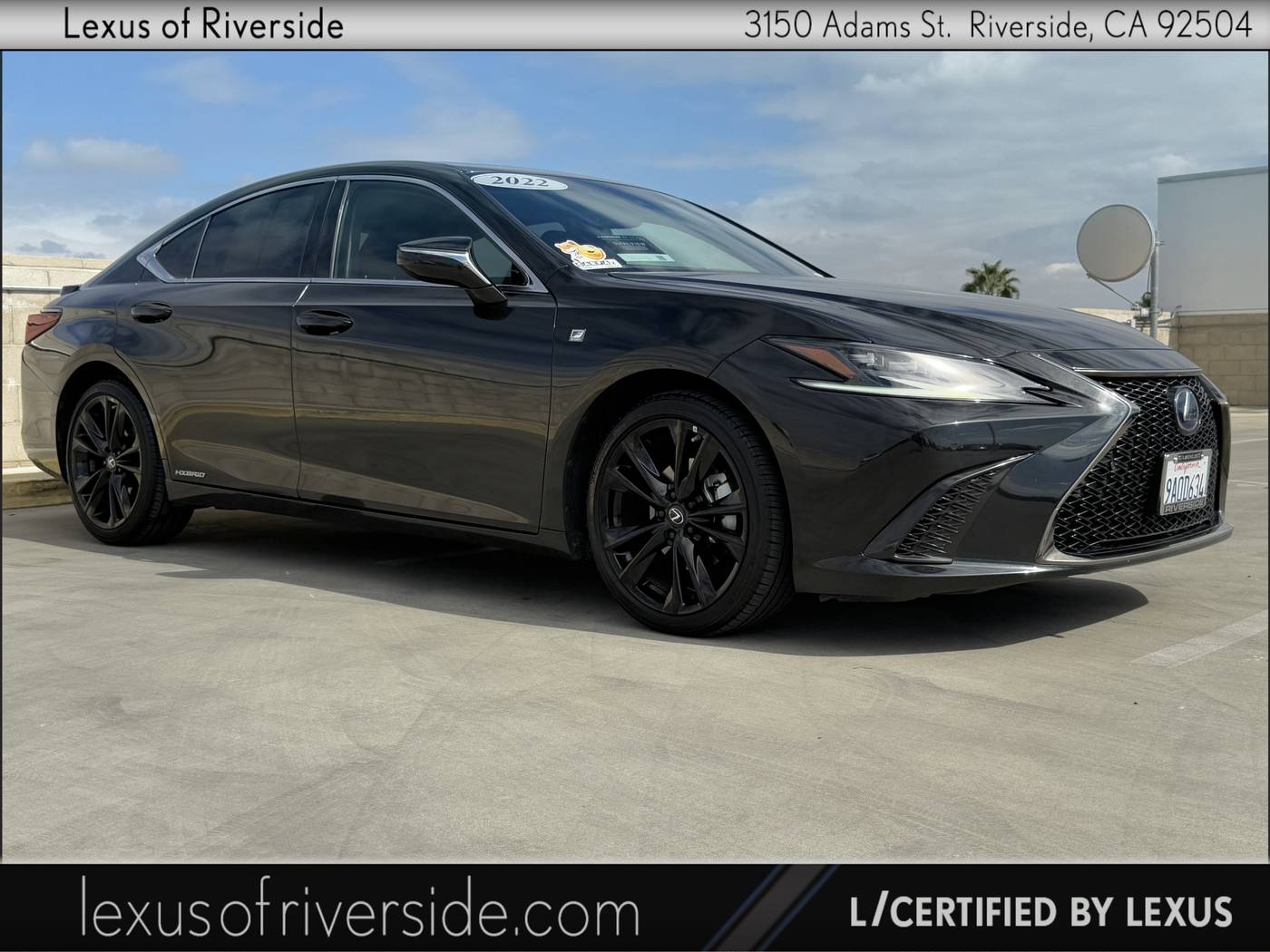 2022 Lexus ES ES 300h F SPORT — Sedan — 53,536 mi — Riverside, CA