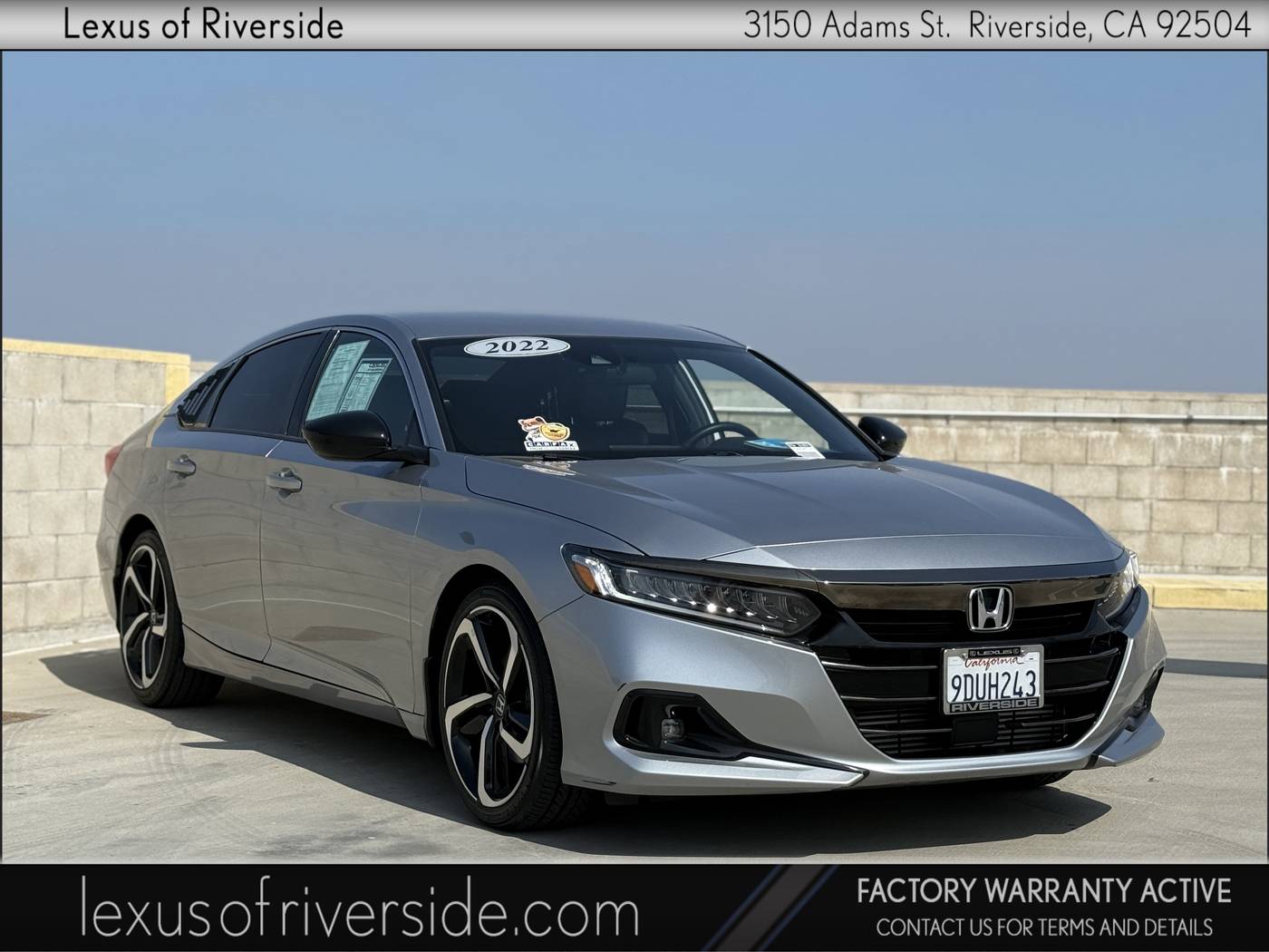 2022 Honda Accord Sport — Sedan — 28,712 mi — Riverside, CA
