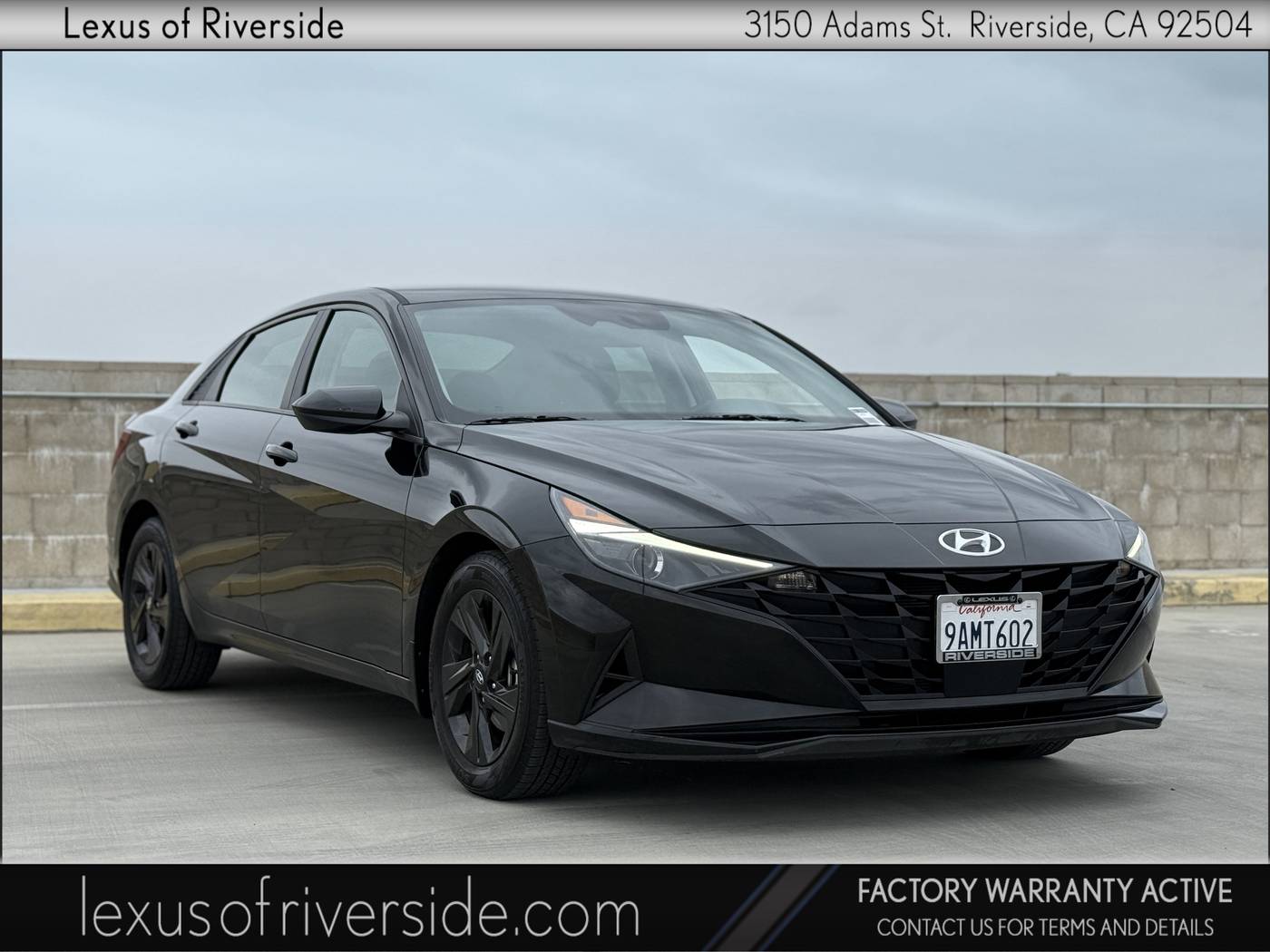 2022 Hyundai Elantra SEL — Sedan — 37,541 mi — Riverside, CA