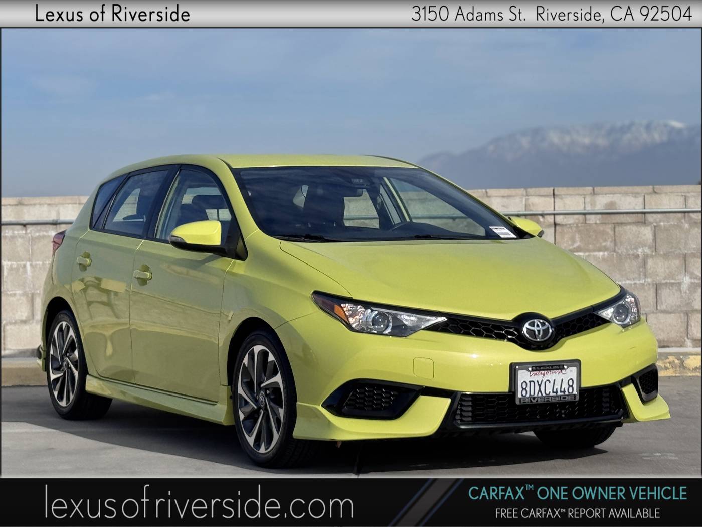 2018 Toyota Corolla iM iM — Hatchback — 82,917 mi — Riverside, CA