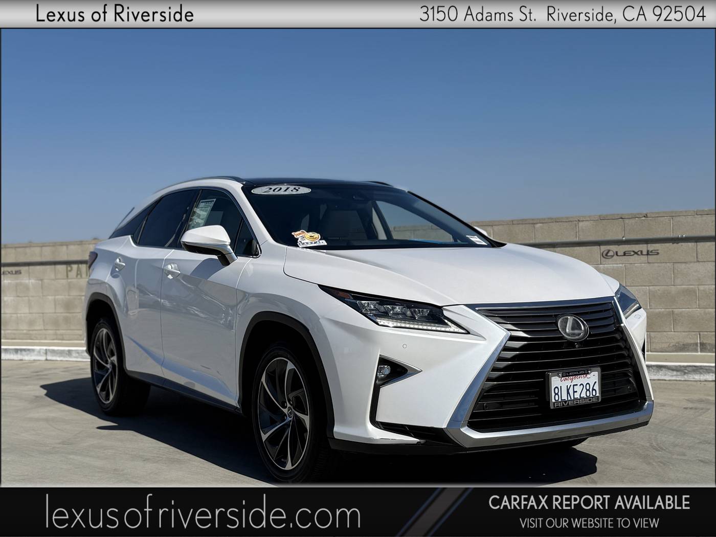 2018 Lexus RX RX 350 — SUV — 82,377 mi — Riverside, CA