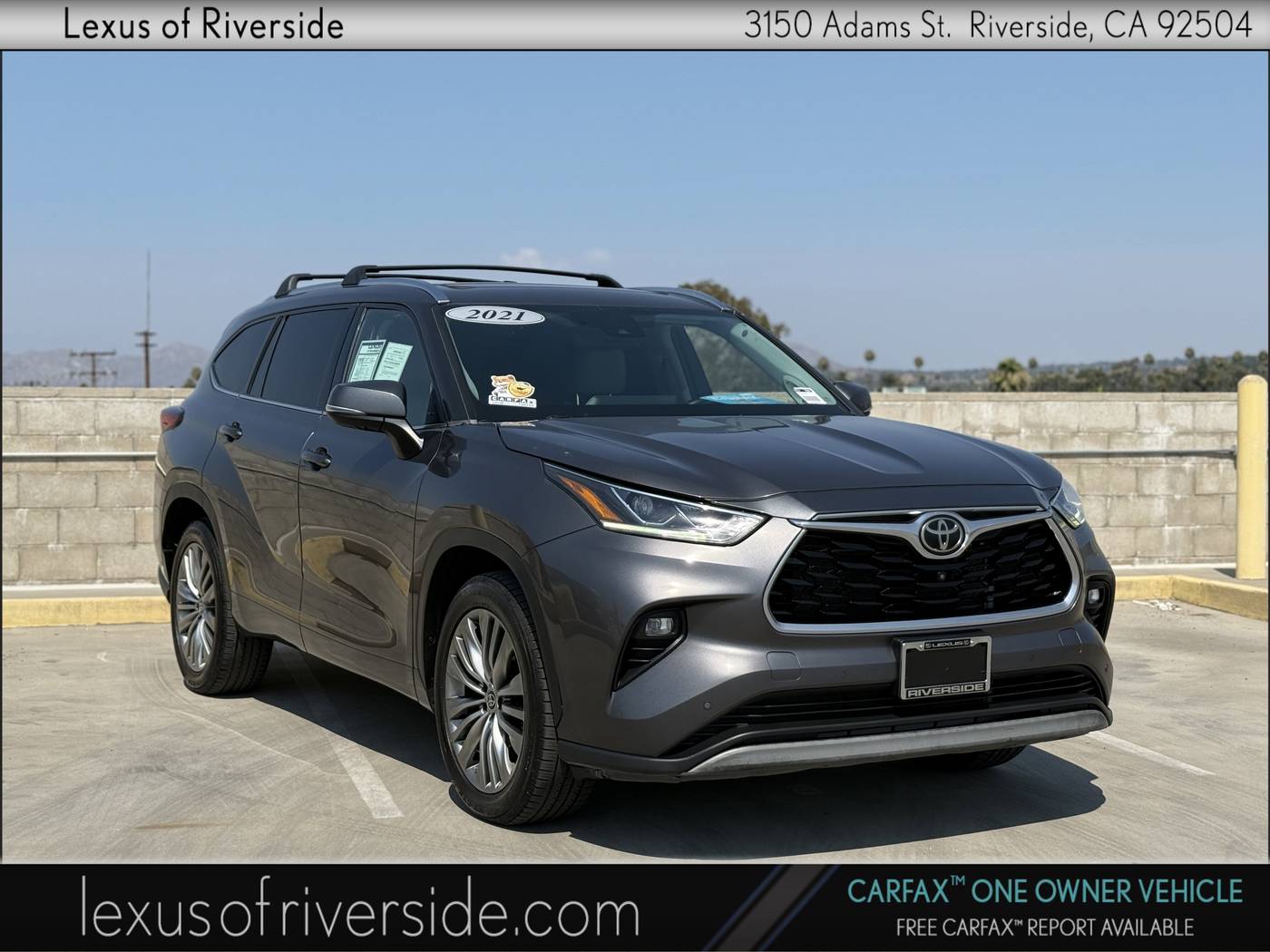 2021 Toyota Highlander Platinum — SUV — 100,537 mi — Riverside, CA