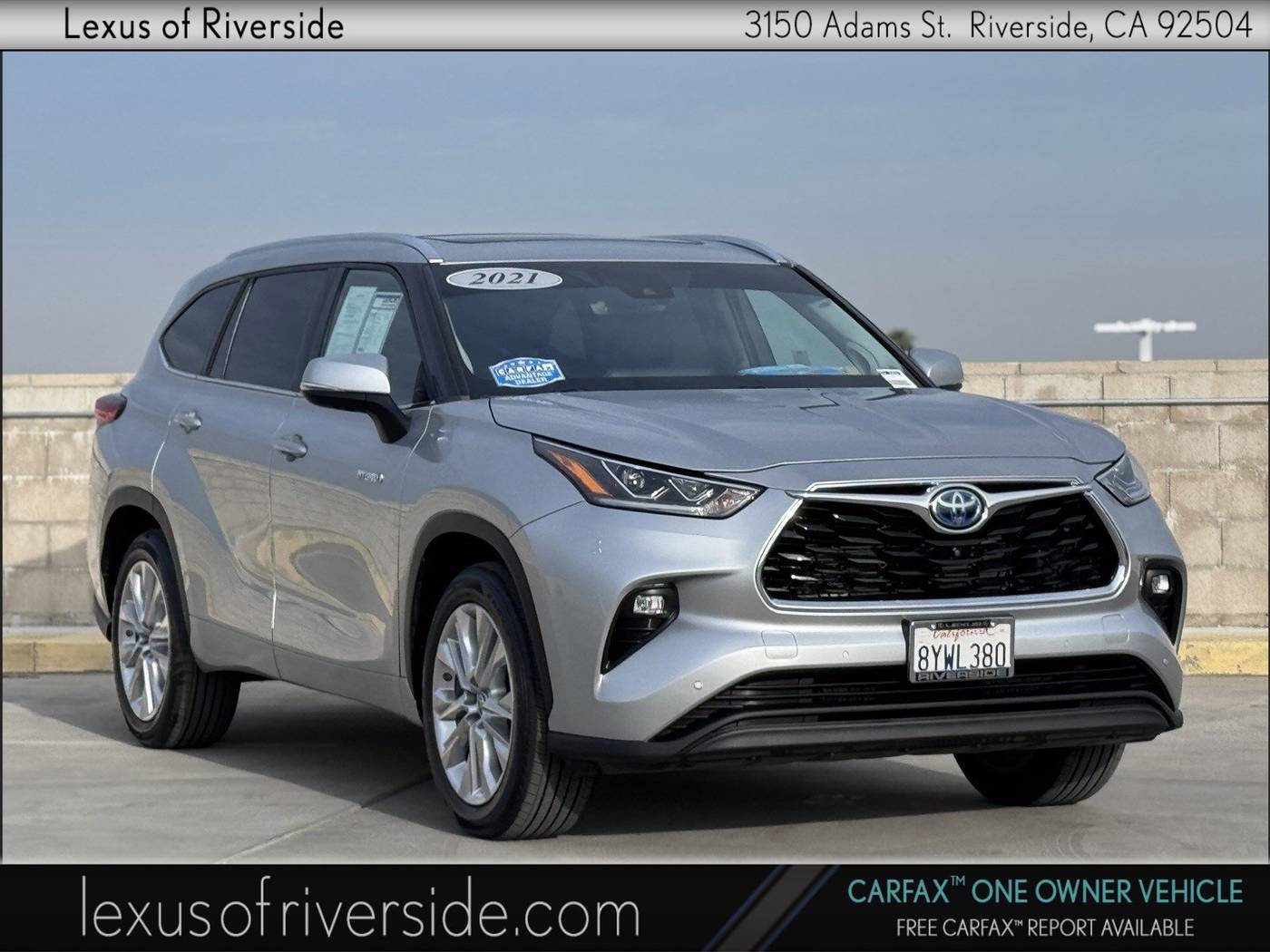 2021 Toyota Highlander Hybrid Limited — SUV — 39,800 mi — Riverside, CA
