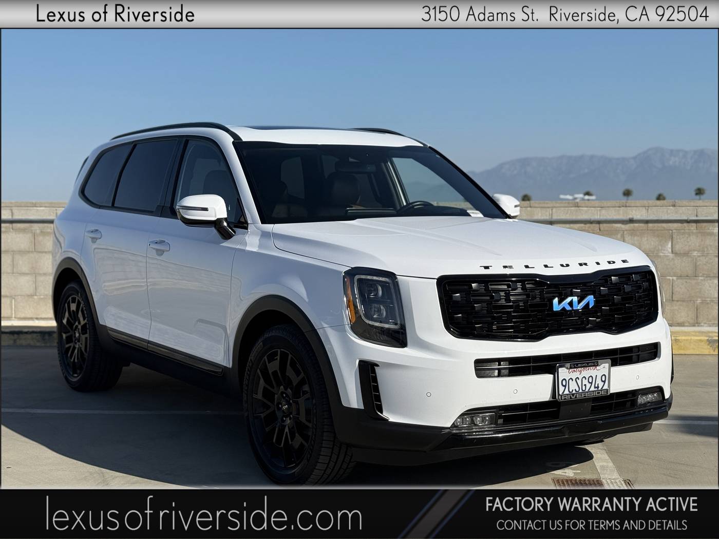 2022 Kia Telluride SX — SUV — 39,434 mi — Riverside, CA