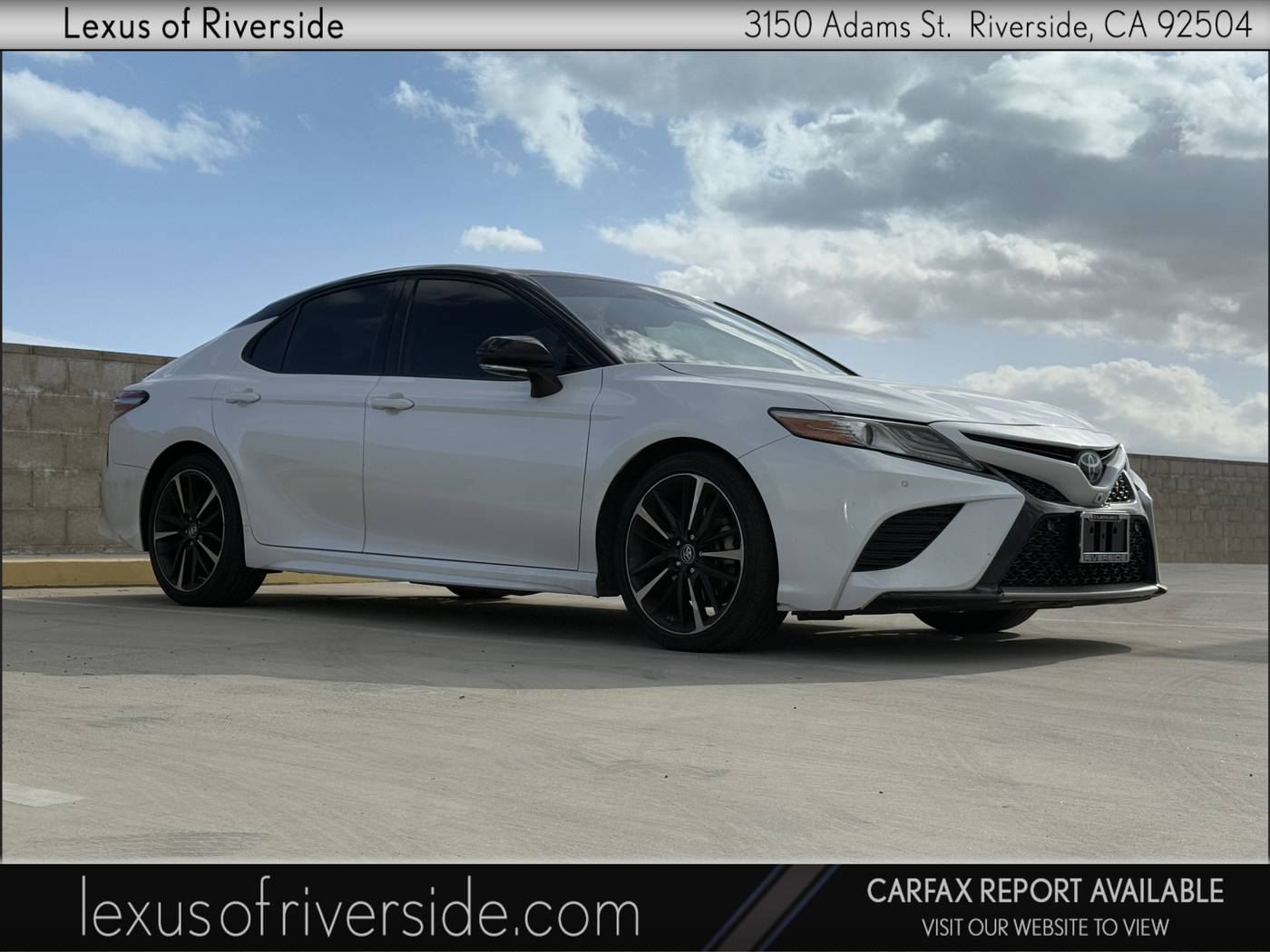 2019 Toyota Camry XSE V6 — Sedan — 81,838 mi — Riverside, CA