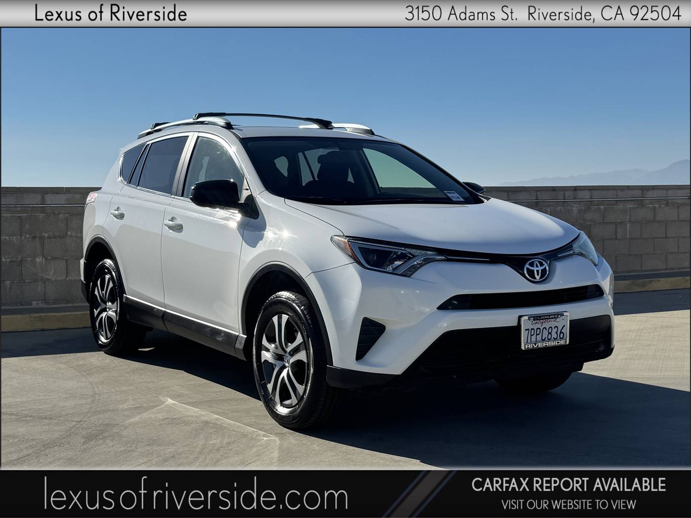 2016 Toyota RAV4 LE — SUV — 108,673 mi — Riverside, CA