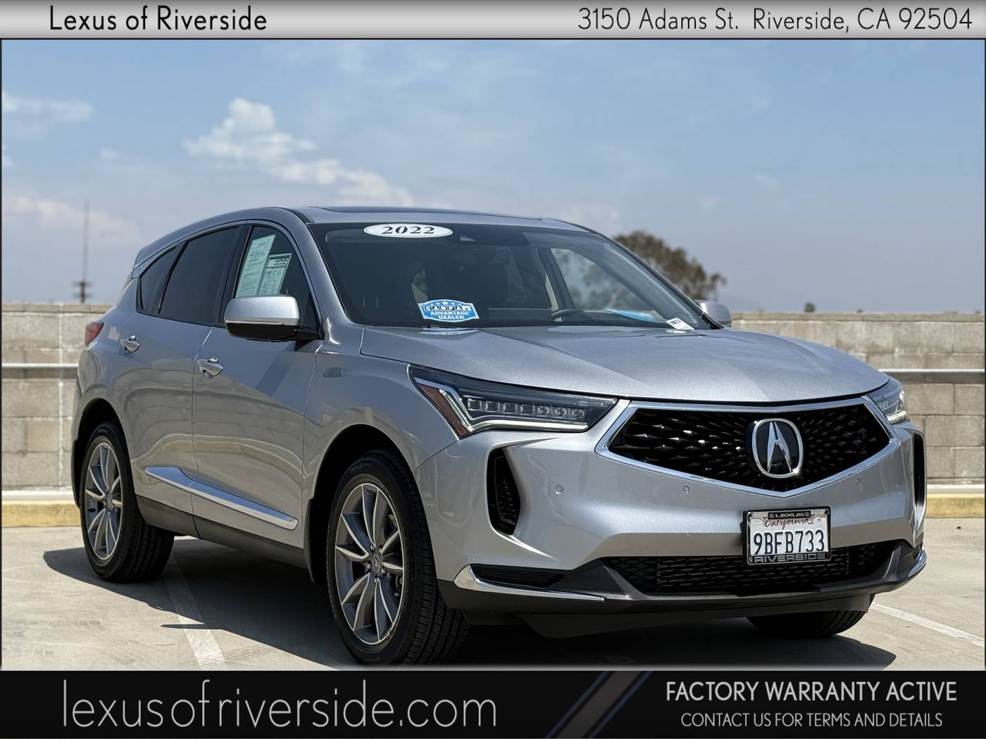 2022 Acura RDX Technology Package — SUV — 27,414 mi — Riverside, CA