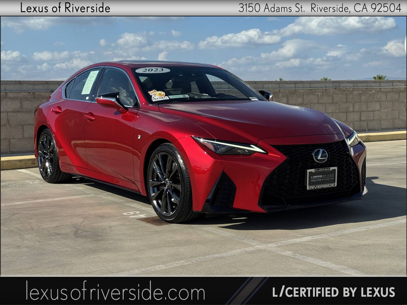 2023 Lexus IS IS 350 F SPORT — Sedan — 11,644 mi — Riverside, CA