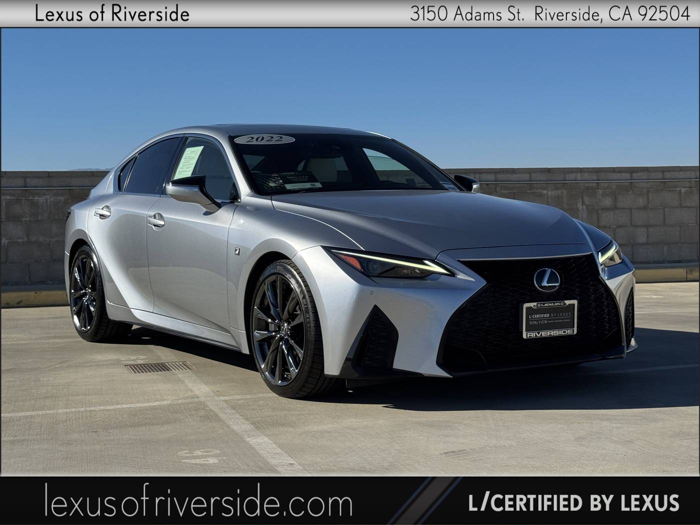 2022 Lexus IS IS 350 F SPORT — Sedan — 41,139 mi — Riverside, CA