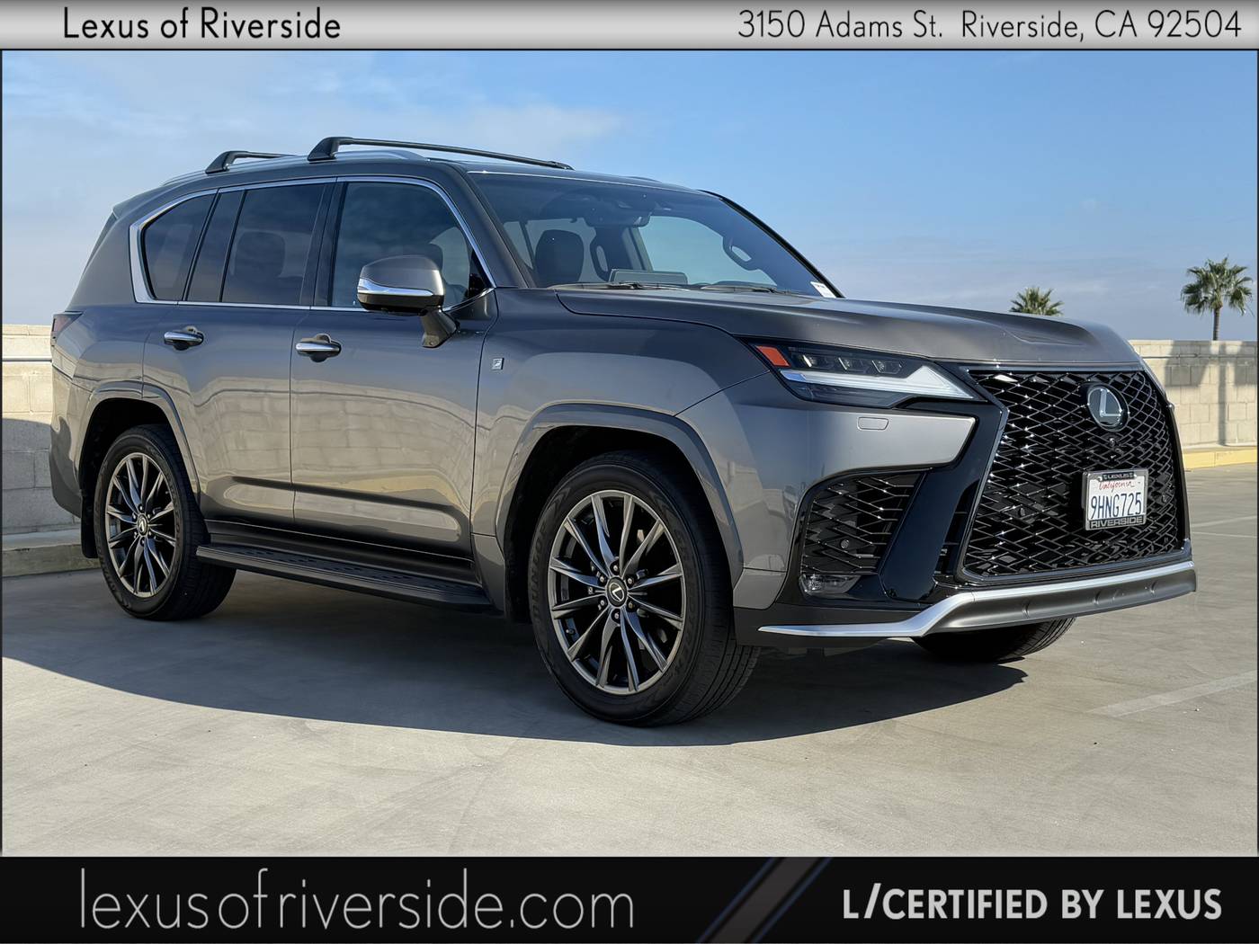 2023 Lexus LX LX 600 F SPORT — SUV — 6,105 mi — Riverside, CA
