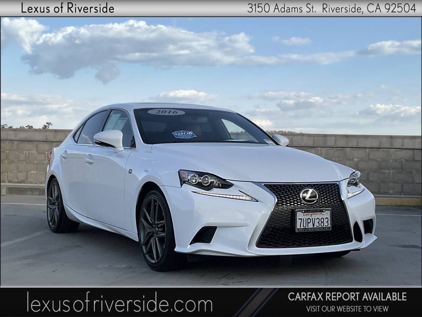 2016 Lexus IS IS 200t — Sedan — 74,788 mi — Riverside, CA