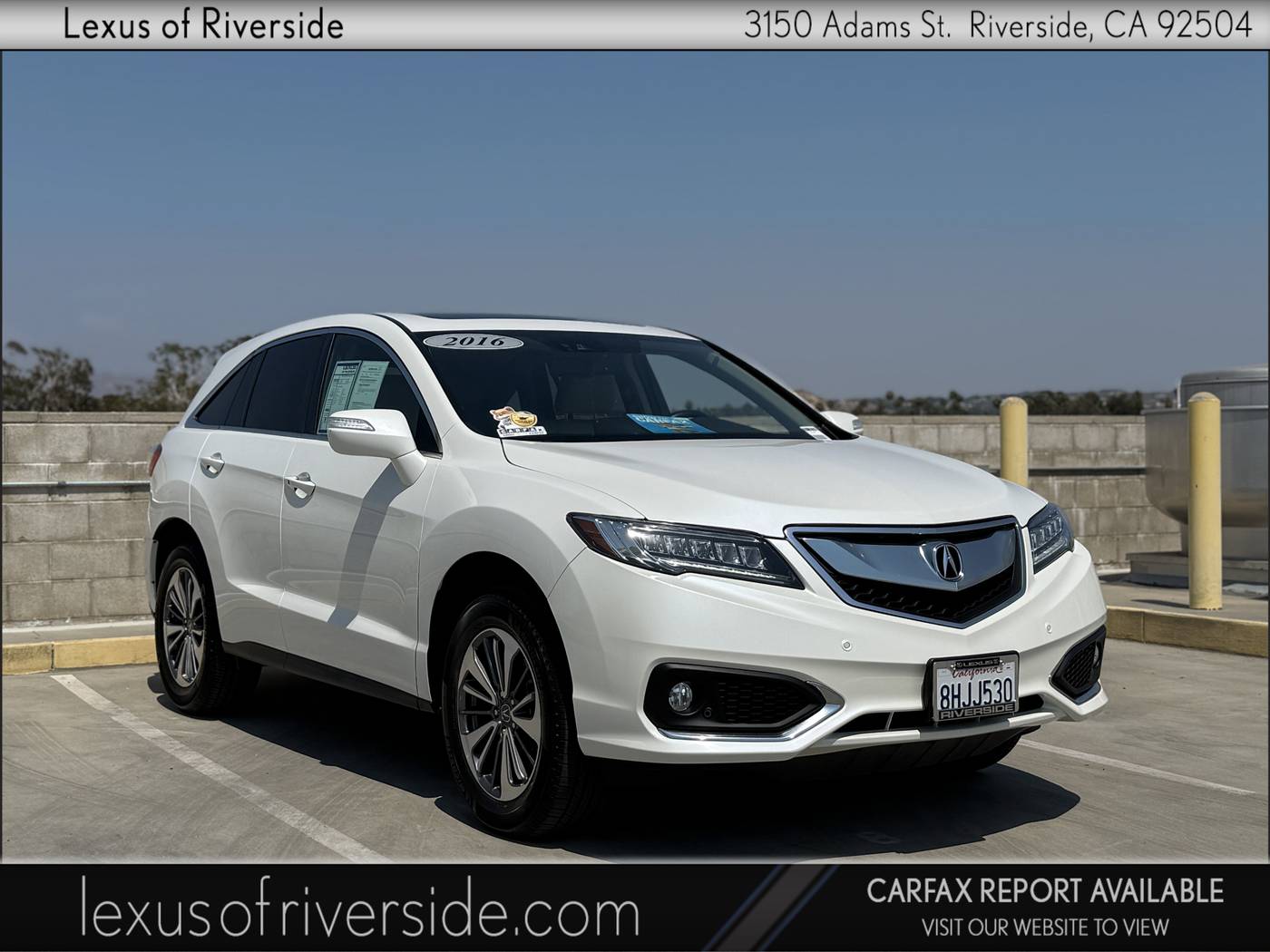 2016 Acura RDX Advance Package — SUV — 50,466 mi — Riverside, CA