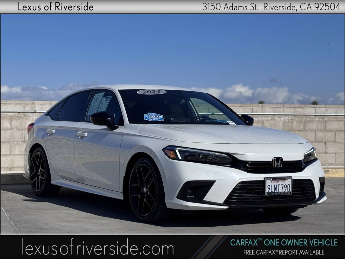 2024 Honda Civic Sport — Sedan — 12,238 mi — Riverside, CA
