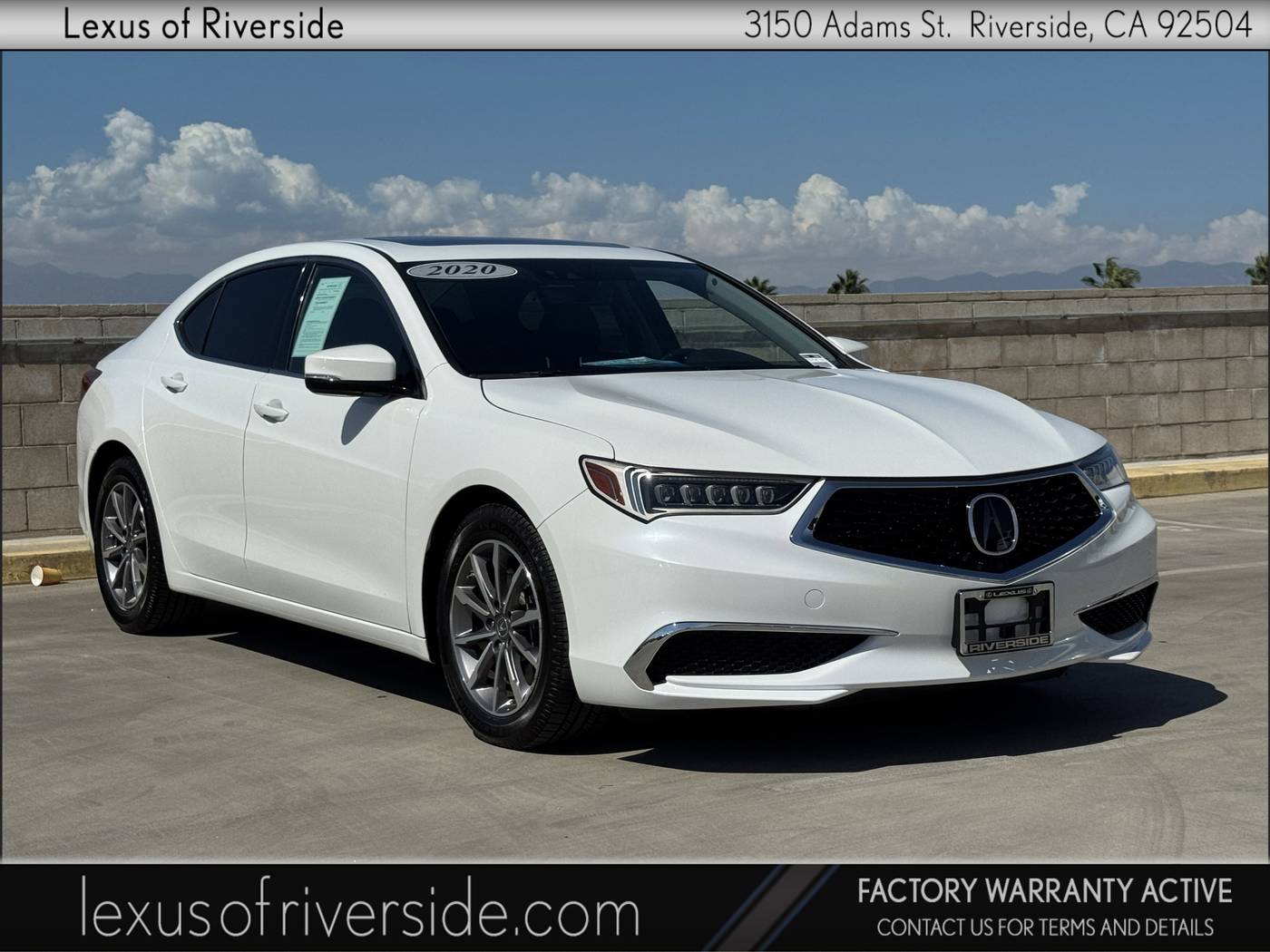 2020 Acura TLX Technology Package — Sedan — 49,591 mi — Riverside, CA