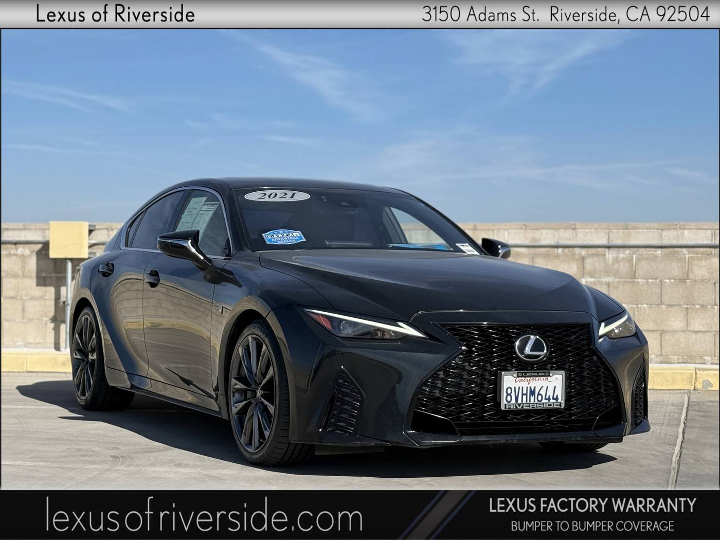 2021 Lexus IS IS 350 F SPORT — Sedan — 44,064 mi — Riverside, CA