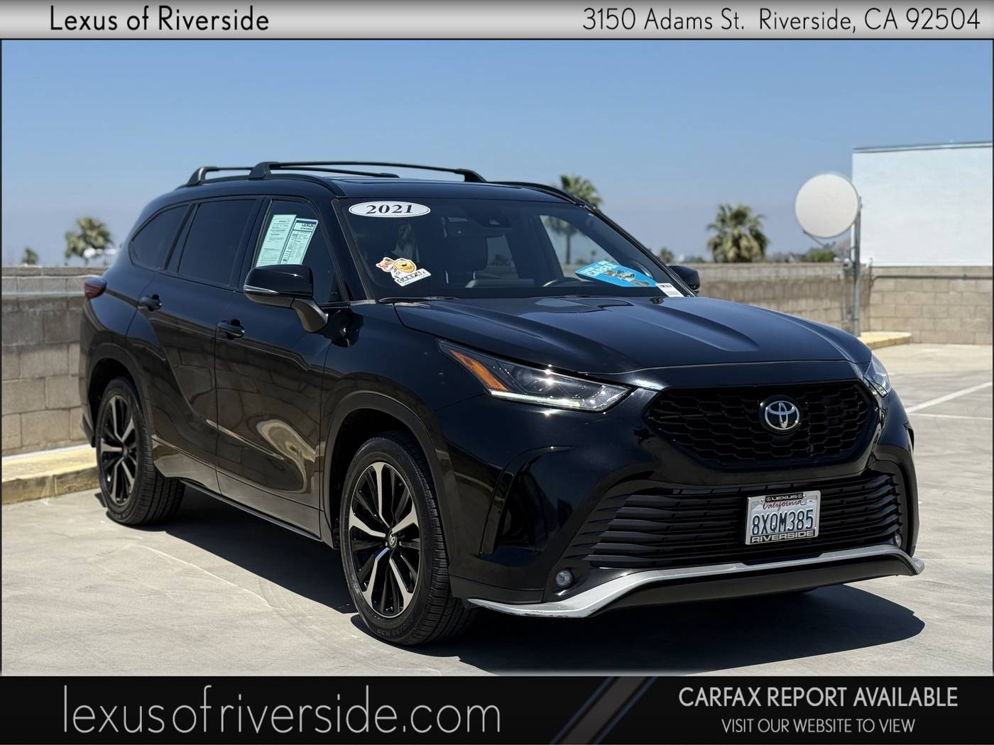 2021 Toyota Highlander XSE — SUV — 57,342 mi — Riverside, CA