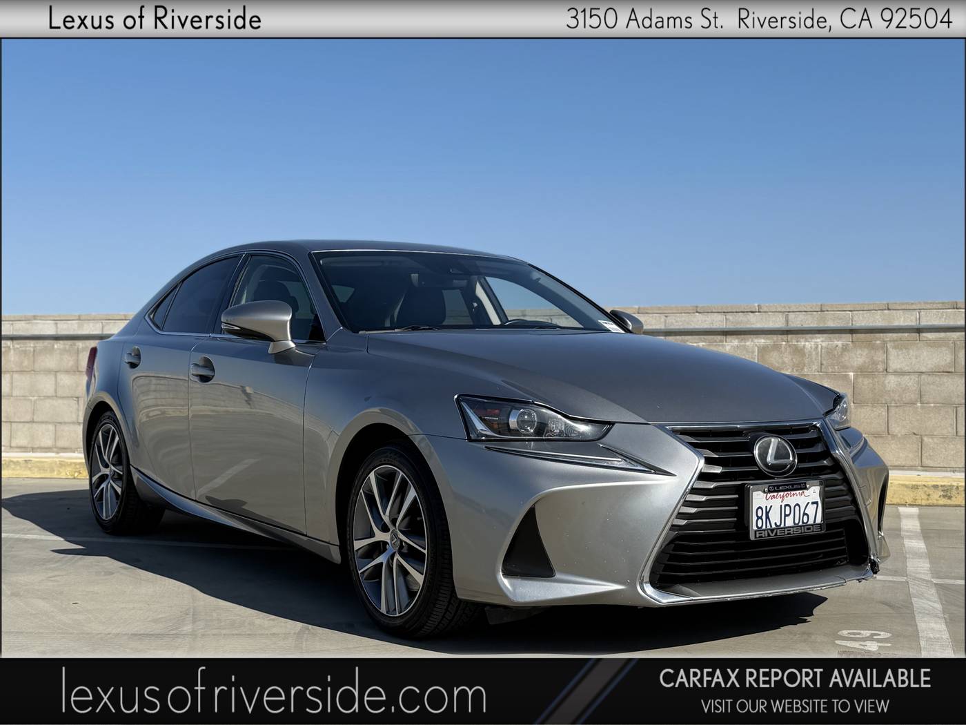 2019 Lexus IS IS 300 — Sedan — 69,273 mi — Riverside, CA
